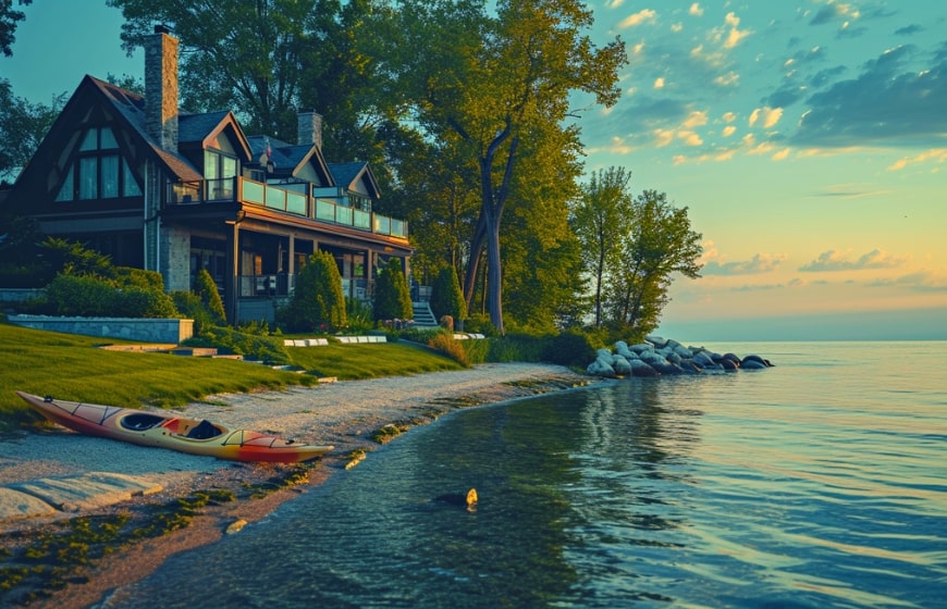 Michigan Lakefront Home